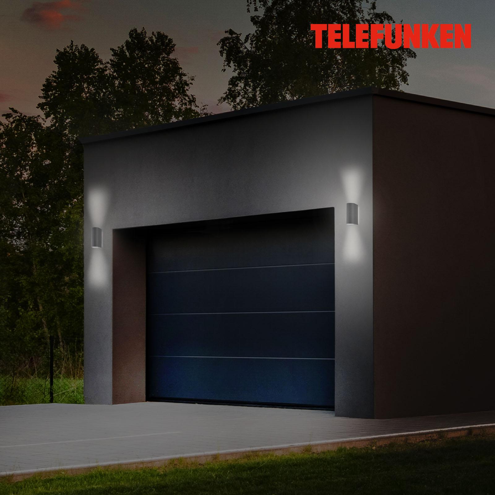 308005TF Led zidna ali stenska zunanja svetilka IP44-2xGU10-2x5W-2x400lm-4000K - slika 2