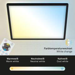 Alternative view of 7081015 Tanek led panel + ambientalna osvetlitev 18W-2400lm-CCT