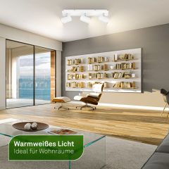 2840036 LED stropna luč za notranje prostore, reflektor, energijska učinkovitost A - 3xGU10-3x2W-3x450lm-3000K - slika 3