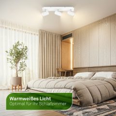 2840036 LED stropna luč za notranje prostore, reflektor, energijska učinkovitost A - 3xGU10-3x2W-3x450lm-3000K - slika 4