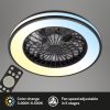 3801015 LED stropna svetilka z ventilatorjem, 5 hitrosti, CCT 2x24W-5300lm