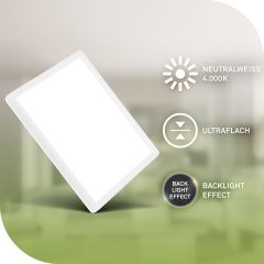 7547016 LED panel za notranje prostore, energijska učinkovitost A 11W-2400lm-4000K