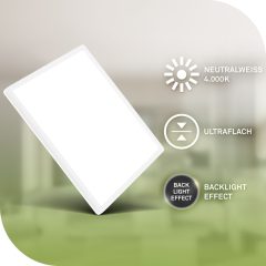 7549016 LED panel za notranje prostore, energijska učinkovitost A 14W-3000lm-4000K