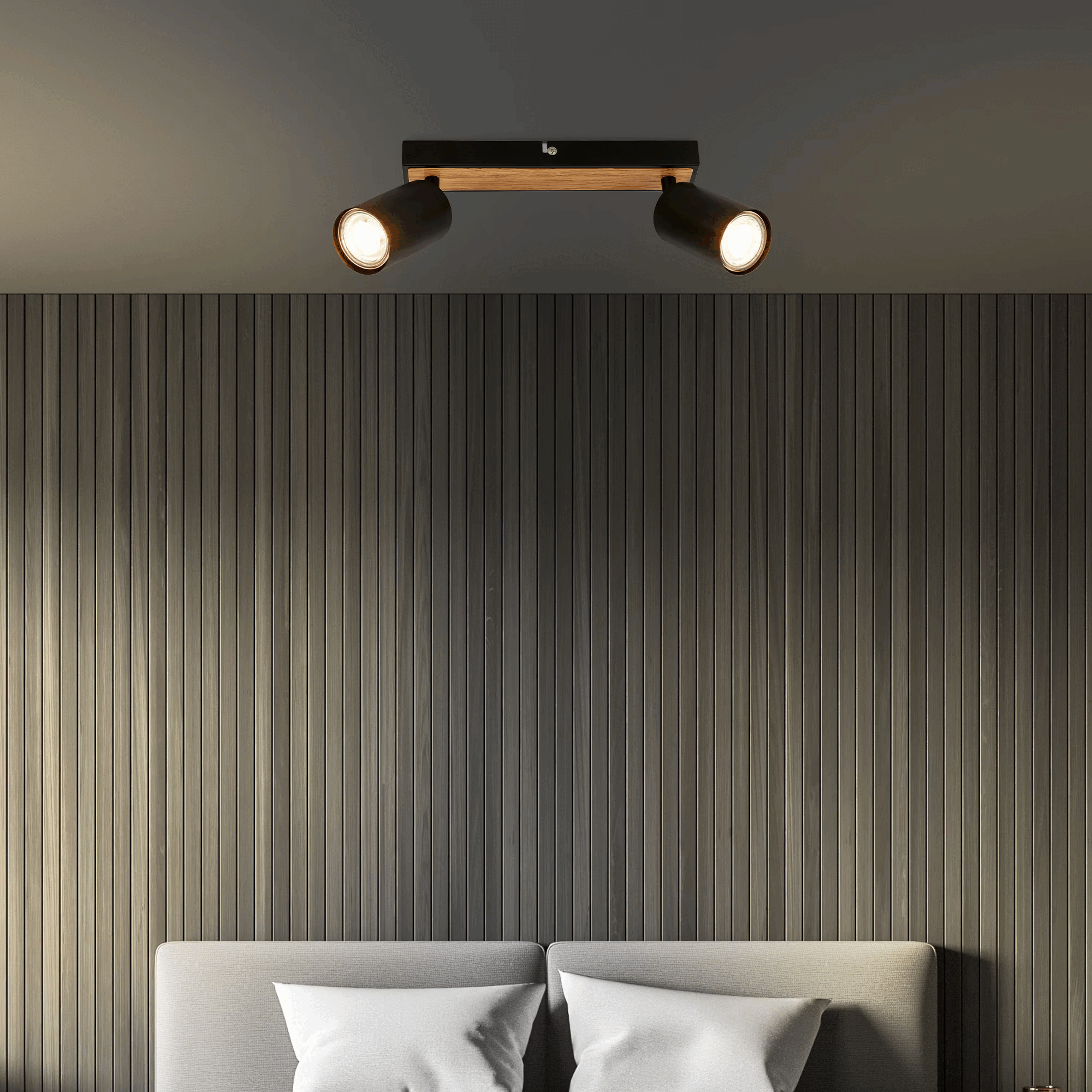 2172024 Led reflektor, stropna svetilka 2xGU10-max2x9W - slika 3