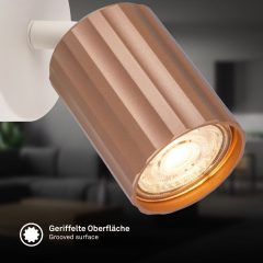 2324014 Led reflektor, stenska svetilka GU10-max9W - slika 3