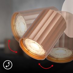 2324014 Led reflektor, stenska svetilka GU10-max9W - slika 4