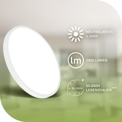 3935016 Led stropna svetilka, energijski razred A, 12,7W-2900lm-4000K
