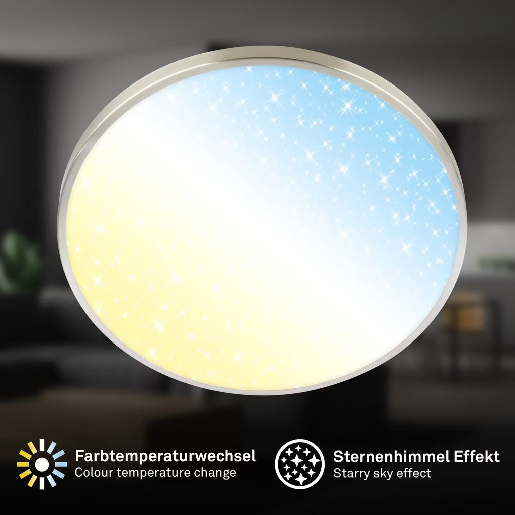 3907012 Led stropna svetilka, zatemnilna, zvezdnato nebo, kontrola barvne svetlobe z daljinskim upravljalcem 24W-2600lm-CCT