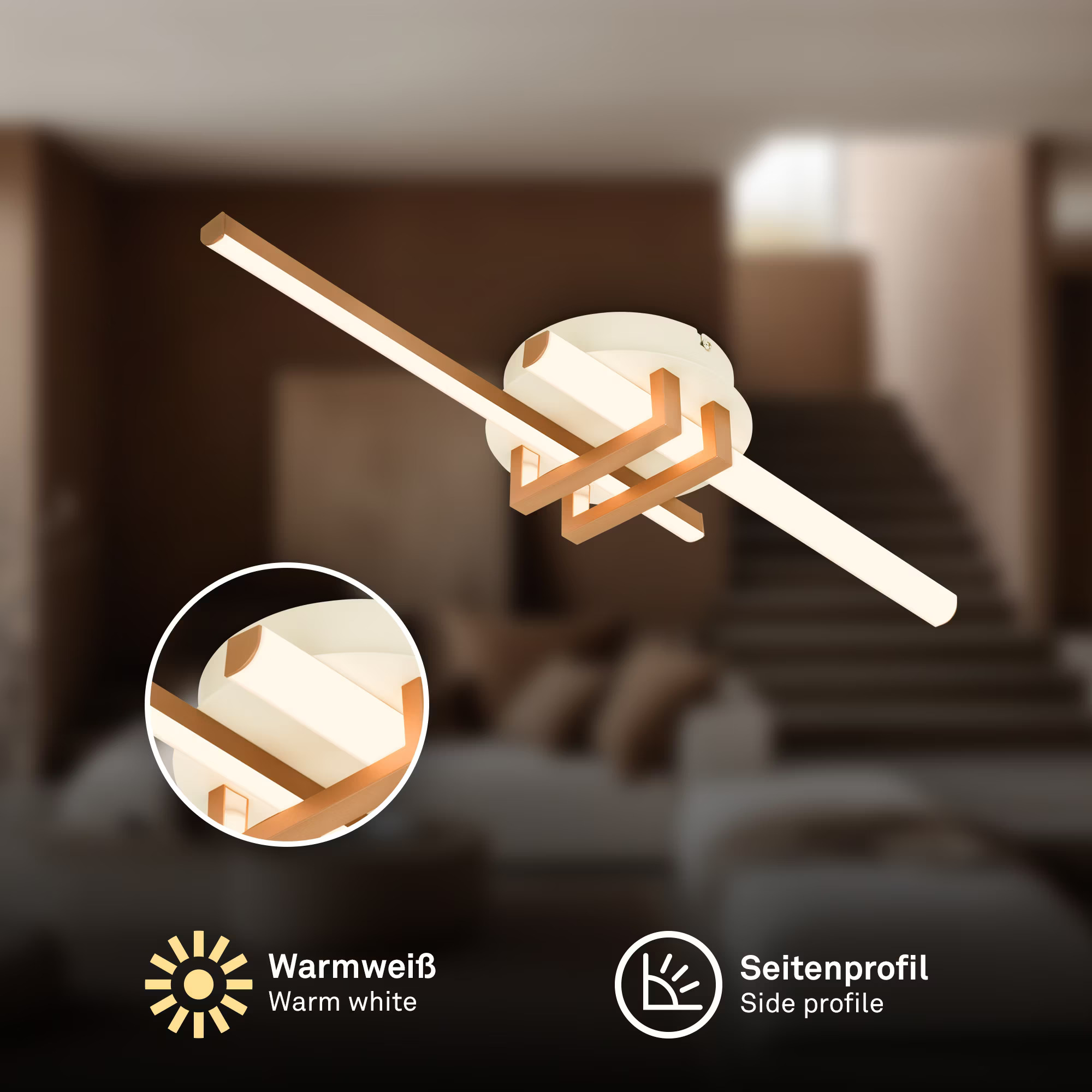 3953024 Led stropna svetilka 19W-2000lm-3000K