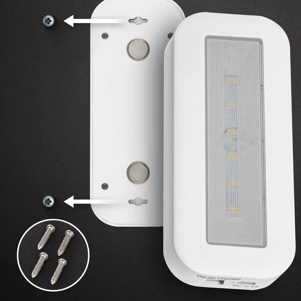 2374026 Akumulatorska svetilka s časovnikom USB-C, 1,3W-100lm-4000K-set 2 svetilk - slika 3
