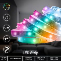 Alternative view of 2424056 Led trak - Led samolepilni trak 5m 24W-850lm-RGBIC-CCT