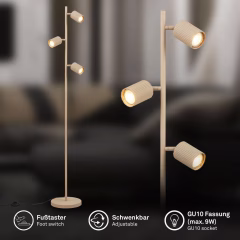 1390031 Led stoječa, talna svetilka GU10-max:3x9W