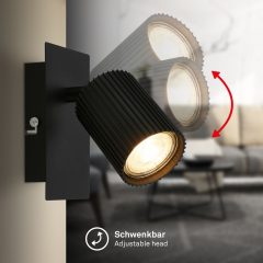 Alternative view of 2390015 Led reflektor, stenska svetilka GU10-max9W