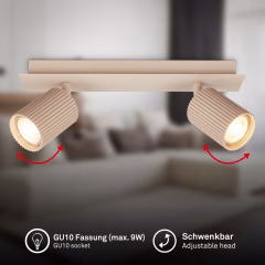 2390021 Led reflektor, stropna svetilka 2xGU10-max2x9W