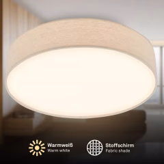 4069011 Led plafonjera, Led stropna svetilka iz blaga 24W-2600lm-3000K