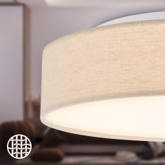 Alternative view of 4069011 Led plafonjera, Led stropna svetilka iz blaga 24W-2600lm-3000K