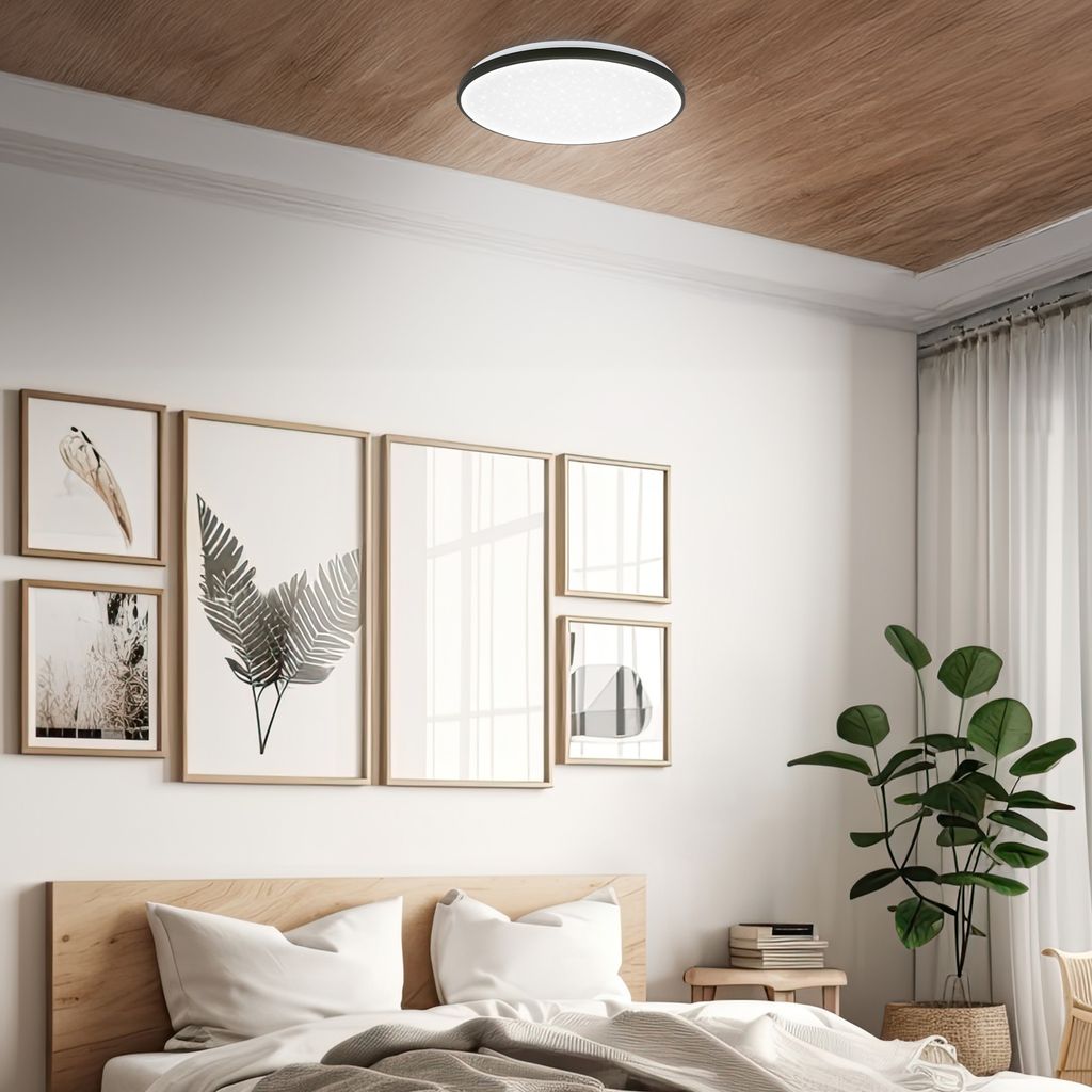 4091015 Led plafonjera zvezdnato nebo, led stropna svetilka zvezdnato nebo, zatemnilna-60W-8000lm-4000K - slika 5