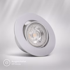 Alternative view of 7681034 Led vgradna stropna svetilka, set 3 svetilk, 3x4,9W-3x480lm-3000K-Izrez za vgradnjo fi-68mm