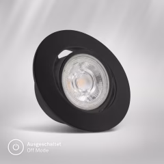 Alternative view of 7681035 Led vgradna stropna svetilka, set 3 svetilk, 3x4,9W-3x480lm-3000K-Izrez za vgradnjo fi-68mm