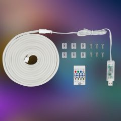 2368036 Led trak COB - Led samolepilni trak 3m-8W-900lm-RGBIC - slika 11
