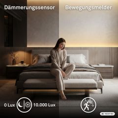 2393016 Led trak - Led samolepilni trak 1m-akumulatorski-2W-100lm-3000K-senzorski - slika 5