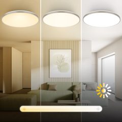 3978012 LED plafonjera, LED zatemnilna stropna svetilka CCT-44W-5300lm-2200K/4000K - slika 4