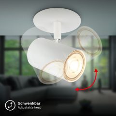 Alternative view of 7704016 Led vgradni stropni reflektor GU10-max:9W