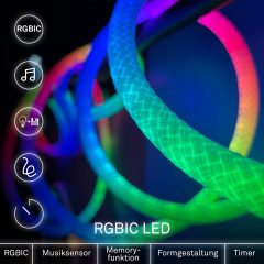 2369026 Led trak 2m-8W-RGBIC - slika 2