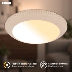 4042011 Led plafonjera, stropna luč 18W-2800lm-CCT (2000K-4000K)