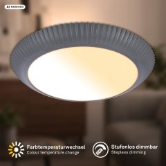 4042015 Led plafonjera, stropna luč 18W-2800lm-CCT (2000K-4000K)