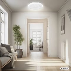 4088016 Led plafonjera zvezdnato nebo, led stropna svetilka zvezdnato nebo, zatemnilna-51W-8000lm-4000K - slika 5