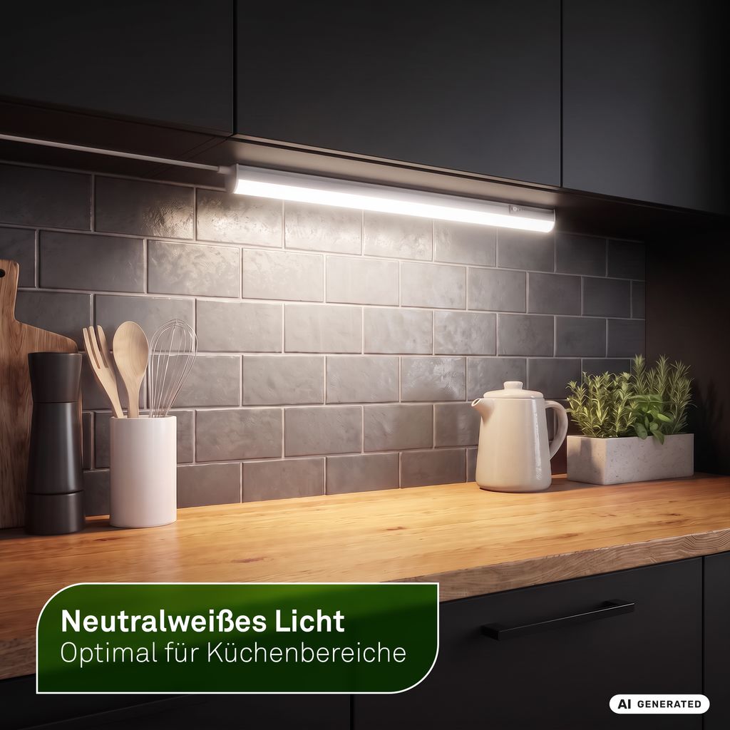 4090146 Led Podpultna Svetilka, podelementna svetilka s stikalom 6,5W-1365lm-4000K - slika 4