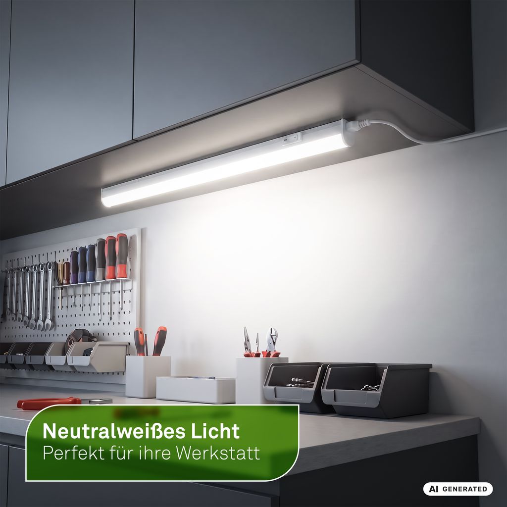 4090146 Led Podpultna Svetilka, podelementna svetilka s stikalom 6,5W-1365lm-4000K - slika 6
