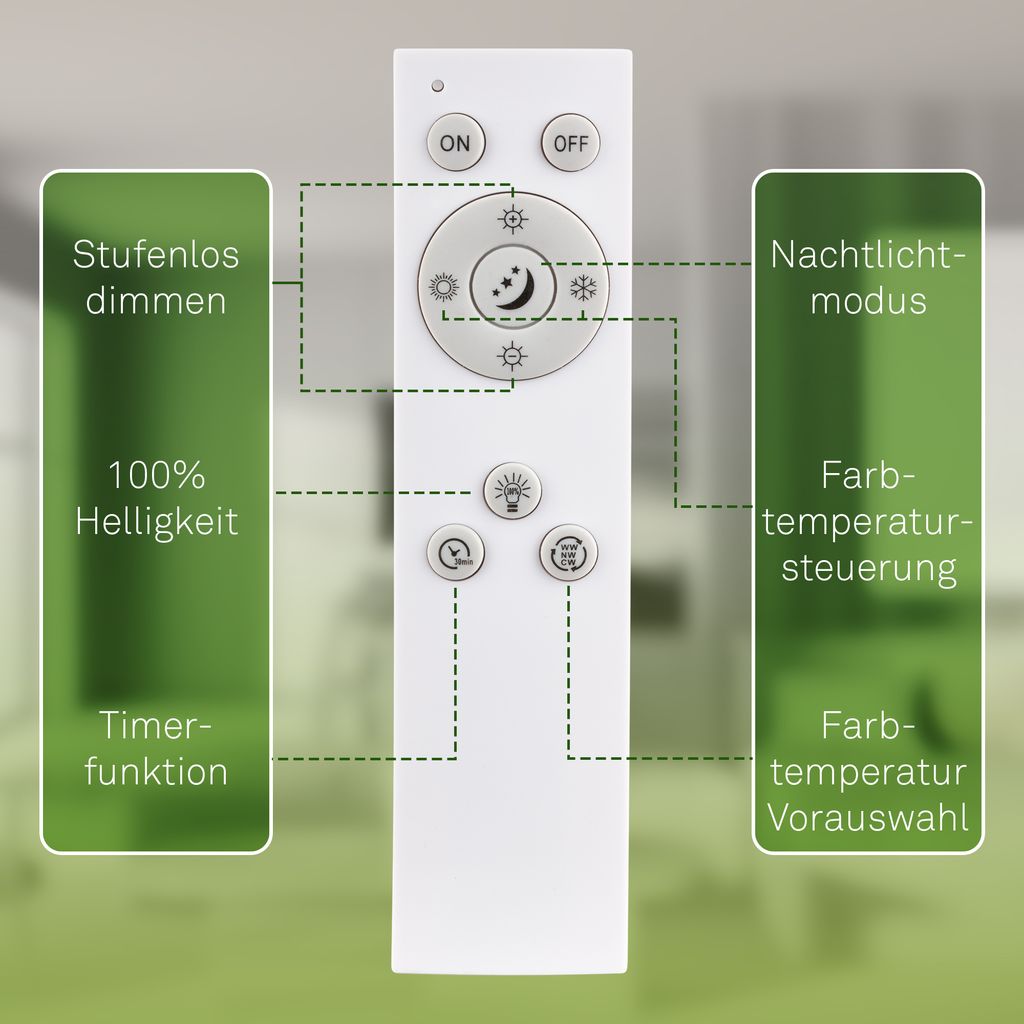 4096016 Energijsko varčna stropna svetilka, 19,4W-4400lm-CCT (3000K-6500K) - slika 10