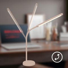 7660011 Led koračno zatemnilna namizna pisarniška, šolska svetilka 6W-600lm-3000K - slika 3