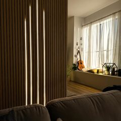 8048016 Komplet led trakov za akustične panele, samolepilni trak+mehčalec svetlobe 2x2m-18W-1950lm-3000K-(14-15mm) - slika 12